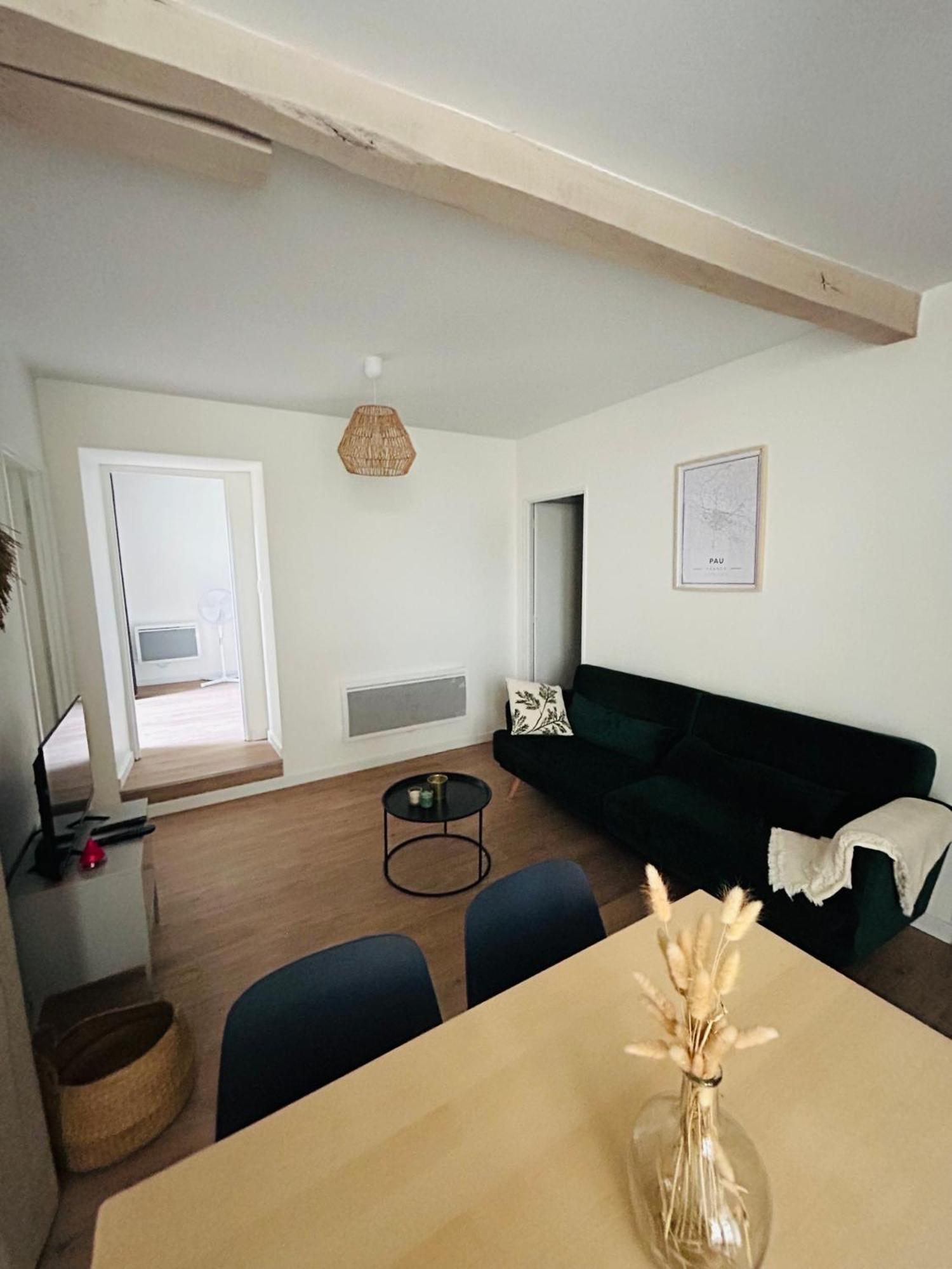 Le Patio : Appartement Chic 3 Chambres Au Coeur De Pau Bagian luar foto